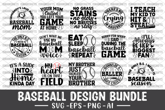 Baseball Design Bundle SVG