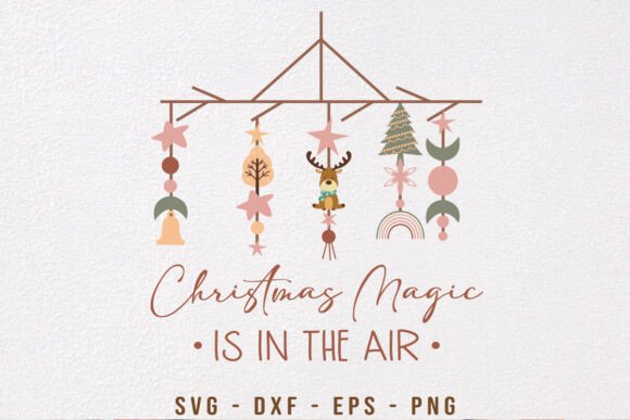 Boho Christmas Minimal SVG PNG