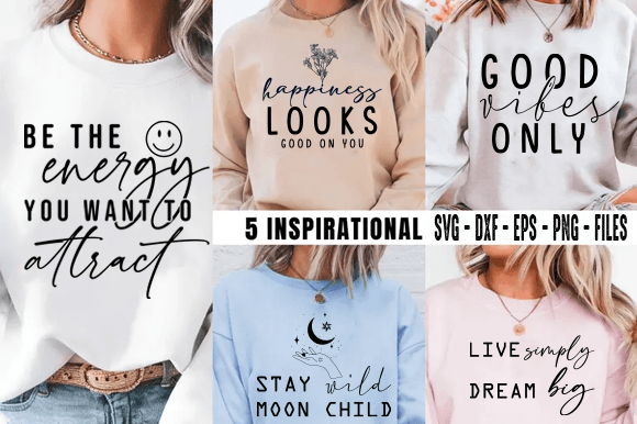 Boho Inspirational Svg Png Bundle