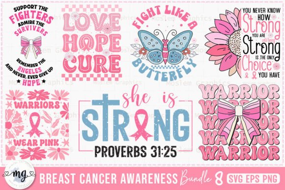 Breast Cancer Awareness SVG Bundle