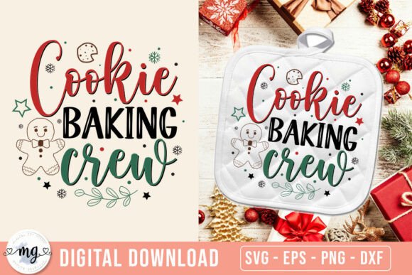 Christmas Baking SVG - Cookie Baking