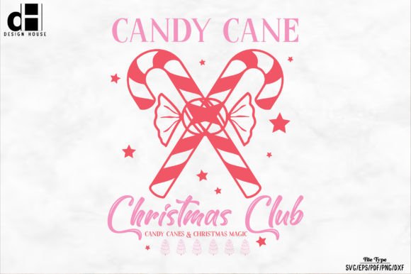 Christmas Candy Cane SVG PNG Design