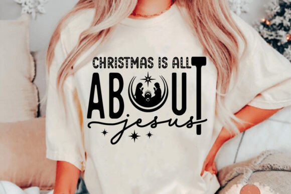 Christmas is All About Jesus SVG PNG