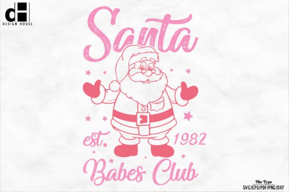 Christmas Santa SVG PNG Design