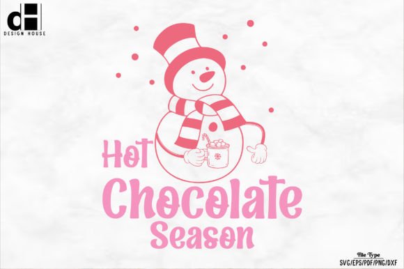 Christmas Snowman SVG PNG Design