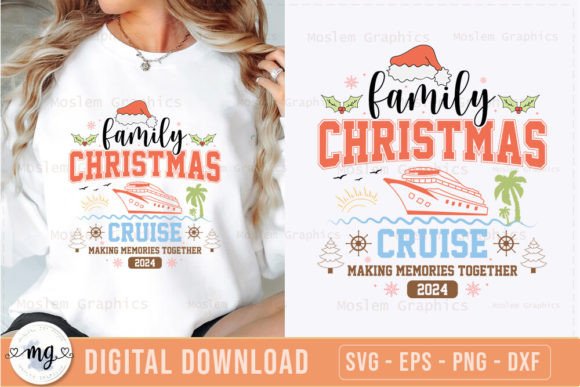 Family Christmas Cruise 2024 SVG