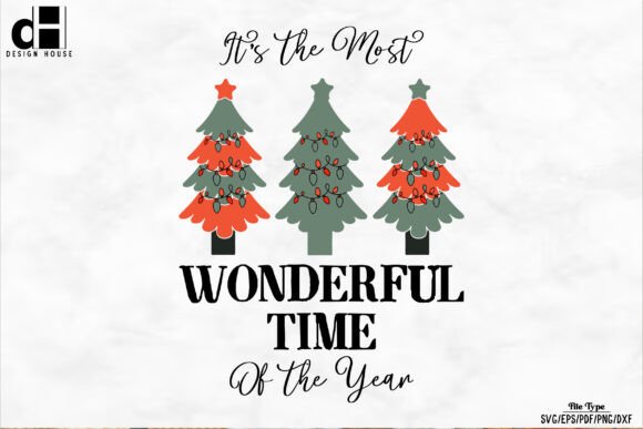 Hand Drawn Christmas Tree SVG PNG