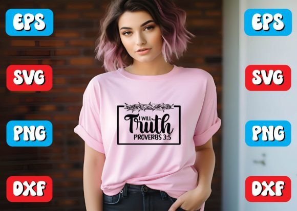 I Will Truth Proverbs 3 5 Svg Design