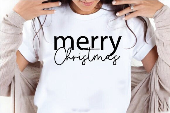 Merry Christmas Tree Hand Drawn SVG PNG