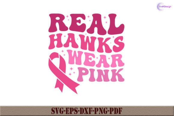 Real Hawks Wear Pink Retro Shirt SVG