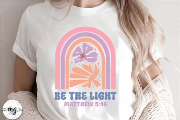 Retro Be the Light SVG