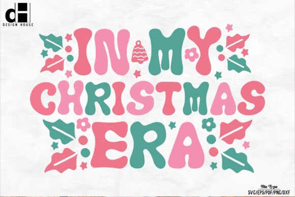 Retro Christmas SVG PNG Design